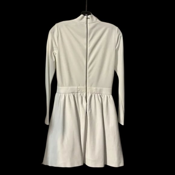 Alice + Olivia Chara Vegan Leather Skater Dress – Women’s 0 - Picture 3 of 5